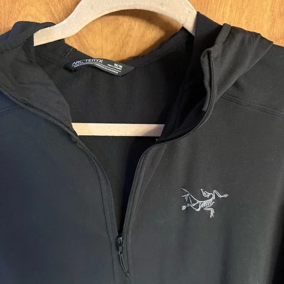 Arc'teryx Kyanite LT Hoody Men's Black Zipper Fleece size M - Picture 2 of 6